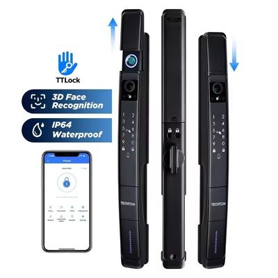 Tuya Smart Door Lock avec affichage étanche WIFI reconnaissance faciale 3D par empreinte digitale