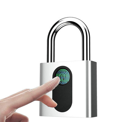 Déverrouilleur d'empreintes digitales de vélo Sécurité alliage de zinc Smart cadenas électronique étanche anti-vol