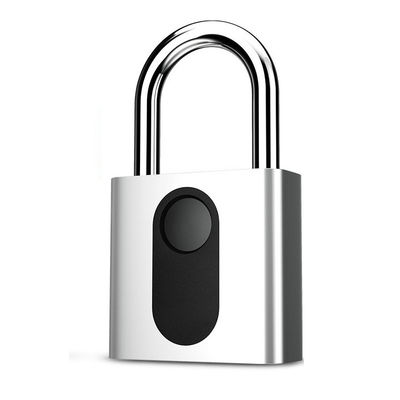 Déverrouilleur d'empreintes digitales de vélo Sécurité alliage de zinc Smart cadenas électronique étanche anti-vol