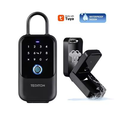 Accueil Hôtel Bureau Wifi connecté Smart Lock Tuya Réseau Mot de passe électronique Boîte à mot de passe Métal Porte en verre IP65 étanche