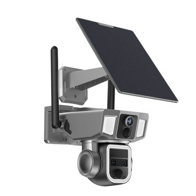 Système de caméra de réseau Wi-Fi IP sans fil extérieur 4MP avec vision nocturne et contrôle APP