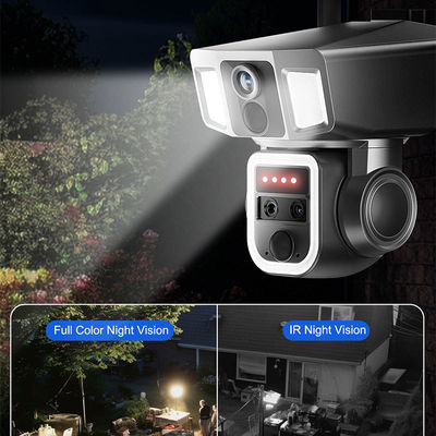 Système de caméra de réseau Wi-Fi IP sans fil extérieur 4MP avec vision nocturne et contrôle APP