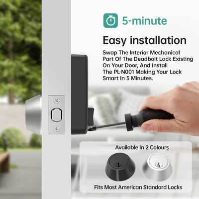 TTlock Entrée clavier Bluetooth contrôlé verrouillage de cabinet pour porte en bois en verre d'aluminium