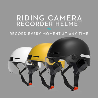 Casque de cyclisme intelligent avec caméra d'enregistrement de 8 heures et revêtement intérieur ABS Shell EPS