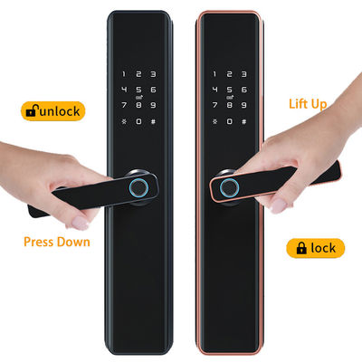 Fermeture de porte à empreinte digitale contrôlée par APP pour portes en aluminium bois acier Tuya Smart TT Lock