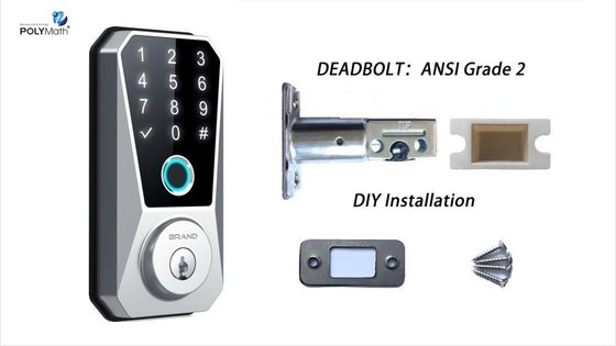 Fermeture à verrouillage à fermeture à glissière contrôlée par Wi-Fi pour porte en bois