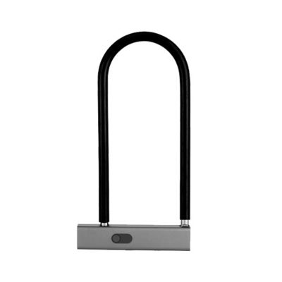 Empreinte digitale Smart U Lock pour vélo vélo moto porte vitre porte en zinc alliage lourd