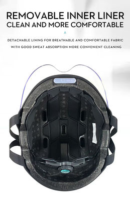 Bicycles et motocyclettes 365g Casque de vélo léger et intelligent avec caméra HD 1080P