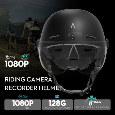 Fonction de cyclisme intelligent ABS EPSLENS PC Casque de coque pour caméra d'action de vélo HD 1080p