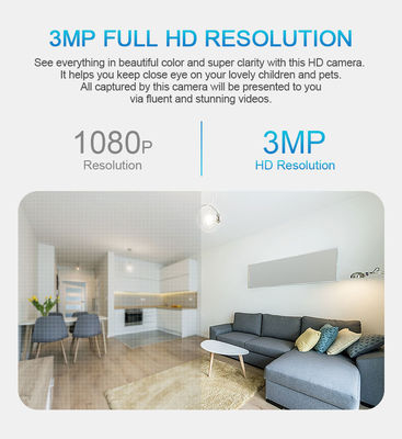 360 degrés HD Surveillance PTZ Sécurité Wifi Caméra réseau Cctv pour ampoule intelligente