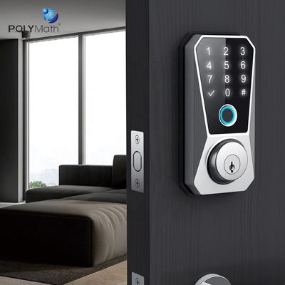 Fermetures intelligentes de porte en bois d'Amérique du Nord avec empreinte digitale automatique et connectivité WiFi