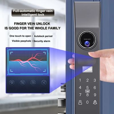 Fermeture de porte intelligente avec le lecteur de veine à doigts de précision avec cylindre de verrouillage de sécurité de classe C et APP