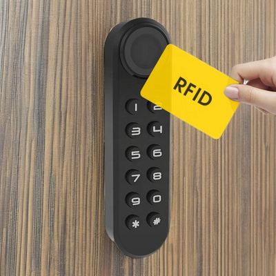 Fermetures intelligentes de porte en bois avec carte RFID USB sans clé et cadenas anti-vol d'empreintes digitales