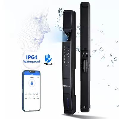 2024 TUYA App Smart Lock Wifi reconnaissance d'empreintes digitales 3D du visage pour porte en verre en bois à la maison