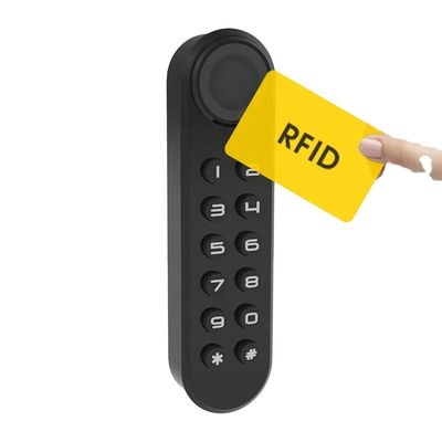 Serrure numérique électronique de sécurité en noir et blanc avec serrure de porte à tiroir à empreinte digitale