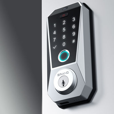 Tuya WIFI Digital Smart Door Lock avec stockage de données sur carte mémoire et accès aux empreintes digitales