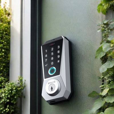 Tuya WIFI Digital Smart Door Lock avec stockage de données sur carte mémoire et accès aux empreintes digitales