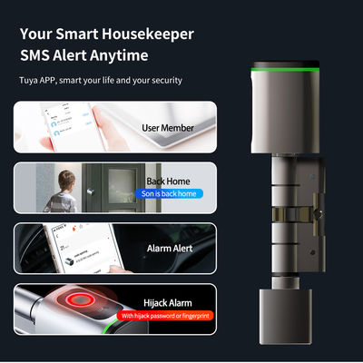 L'alimentation électrique de type C Smart Home Digital Lock pour une installation facile sur les portes en bois