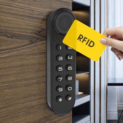 Fermeture de cabinet intelligent à porte de verre avec réseau bleu dent et RFID électronique sans clé