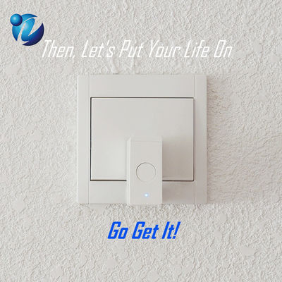 Contrôle de voix Alexa Blanc Tuya Smart Wifi Robot à doigts Appuyez sur tout le bouton Smart Switch Bouton pousseur Fingerbot