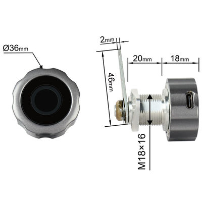Petit verrouillage salle de sport rangement cabinet de rangement Mini combinaison électronique 6 code PIN numérique Cam Lock