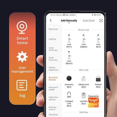 PolyMath Smart Bedroom Wifi électronique avec verrouillage de porte intelligent avec contrôle APP