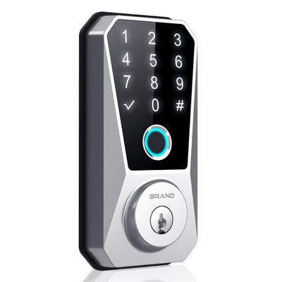 Zinc Alloy La dernière recharge USB Biochimique empreinte digitale Mot de passe Porte Smart Fermeture de porte