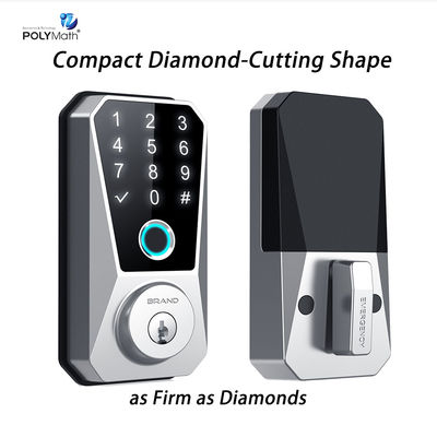 Zinc Alloy La dernière recharge USB Biochimique empreinte digitale Mot de passe Porte Smart Fermeture de porte