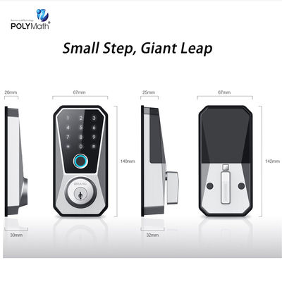 Zinc Alloy La dernière recharge USB Biochimique empreinte digitale Mot de passe Porte Smart Fermeture de porte