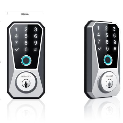 Méthode de déverrouillage Cadeau de code clé empreinte digitale Serrure de porte connectée WiFi la plus chaude pour appartements