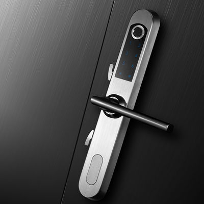 Sécurité de la salle solaire avancée Porte coulissante en acier inoxydable Verrouillage de porte à empreinte digitale