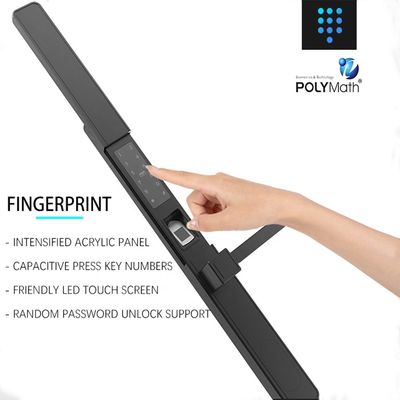 Réseau Blue Tooth Porte en aluminium Tuya Fermeture à empreintes digitales étanche BLE WIFI Fermeture de porte intelligente