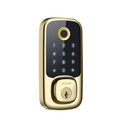 Fermeture de porte extérieure à empreinte digitale avec clé de sécurité intelligente et fonctionnalité de carte mémoire