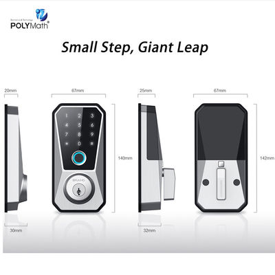 Fermeture intelligente en alliage de zinc personnalisable compétitive pour le verrouillage de porte à empreinte digitale Wifi