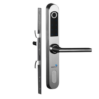 Fermeture de porte en verre à empreinte digitale biométrique en acier inoxydable étanche pour portes coulissantes