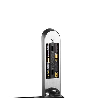 Fermeture de porte en verre à empreinte digitale biométrique en acier inoxydable étanche pour portes coulissantes