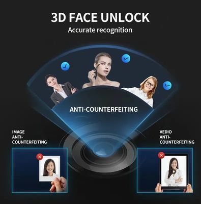 Smart Tuya Wifi reconnaissance faciale 3D empreinte digitale serrure de porte intelligente pour porte en acier