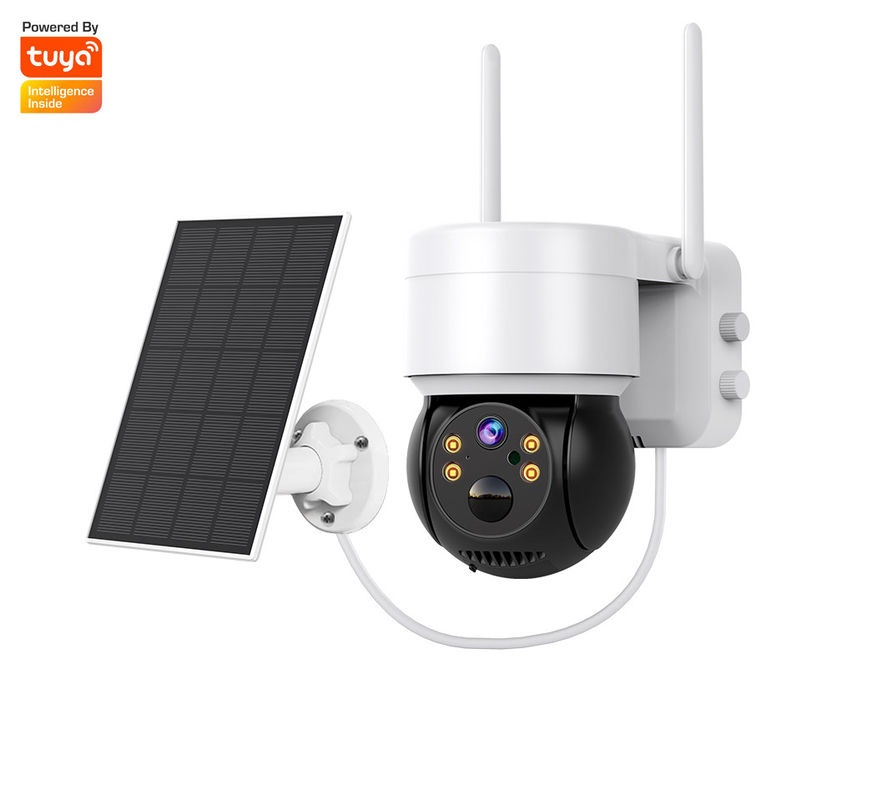 Capteur CMOS 2MP 1080p Panneau solaire alimenté par Wifi Caméra IP pour la vision nocturne extérieure
