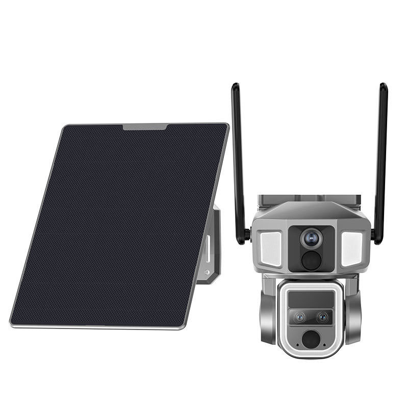 Système de caméra de réseau Wi-Fi IP sans fil extérieur 4MP avec vision nocturne et contrôle APP