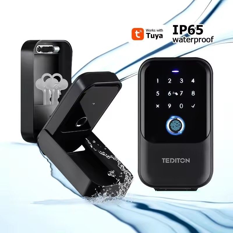 Déverrouillage Des moyens Mot de passe clé boîte de verrouillage pour porte en bois/aluminium -20 60°C à l'extérieur IP65 étanche