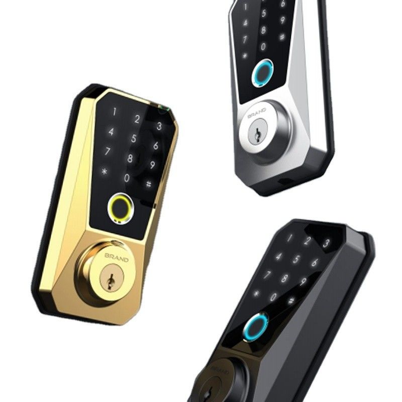 Fermeture à verrouillage à fermeture à glissière contrôlée par Wi-Fi pour porte en bois
