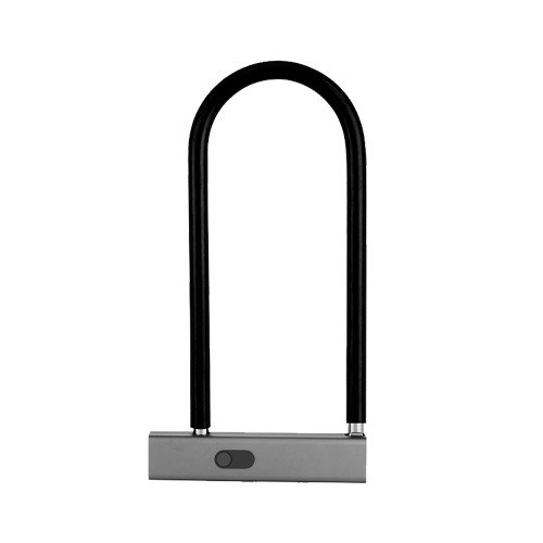Empreinte digitale Smart U Lock pour vélo vélo moto porte vitre porte en zinc alliage lourd