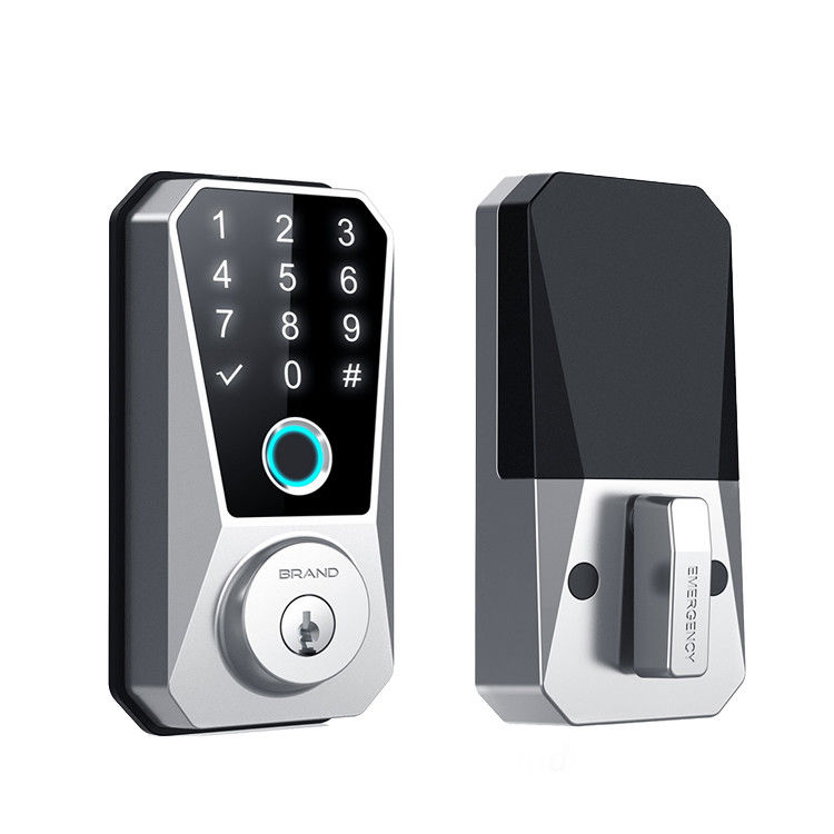 Facile d'installation WiFi Smart Lock à réinitialisation magnétique avec TUYApp et reconnaissance d'empreintes digitales