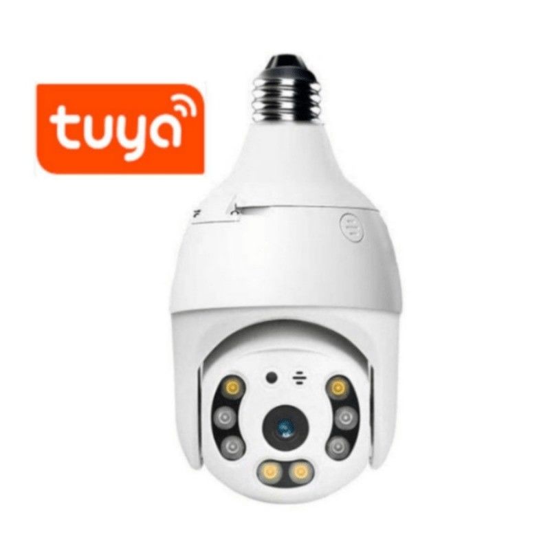 360 degrés HD Surveillance PTZ Sécurité Wifi Caméra réseau Cctv pour ampoule intelligente