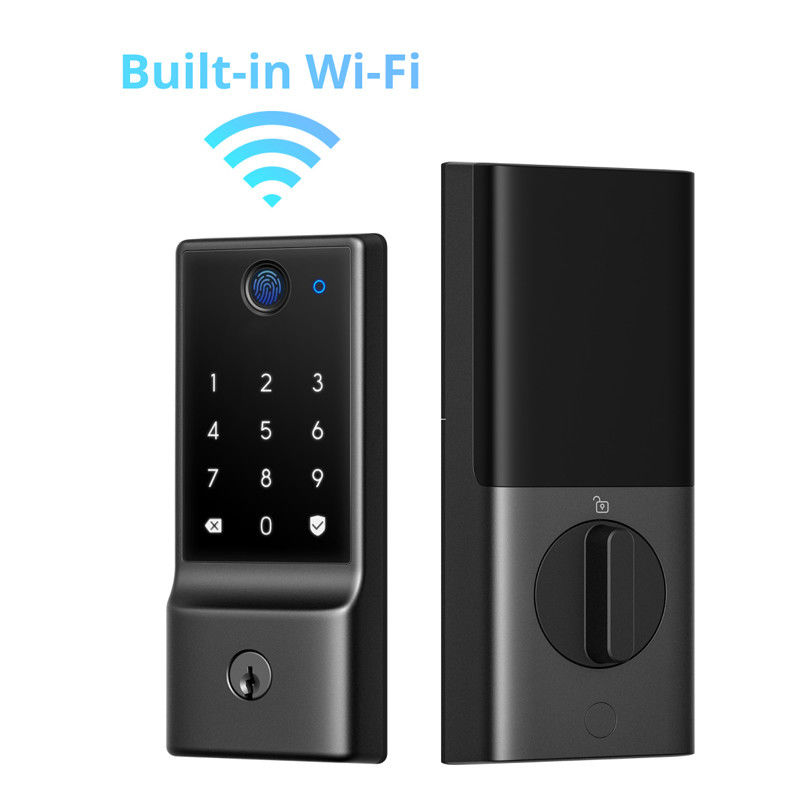 Fermeture de porte intelligente avec style minimaliste moderne et option de stockage de données sur carte mémoire