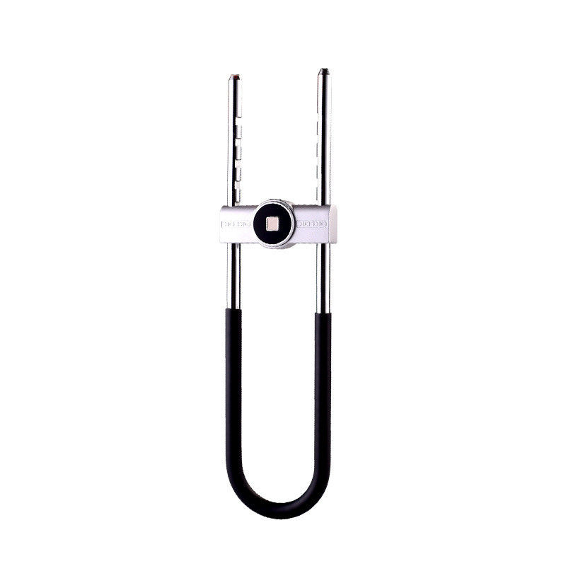 Fermeture de porte à empreinte digitale en verre intelligent avec recharge micro USB et matériau en alliage de zinc