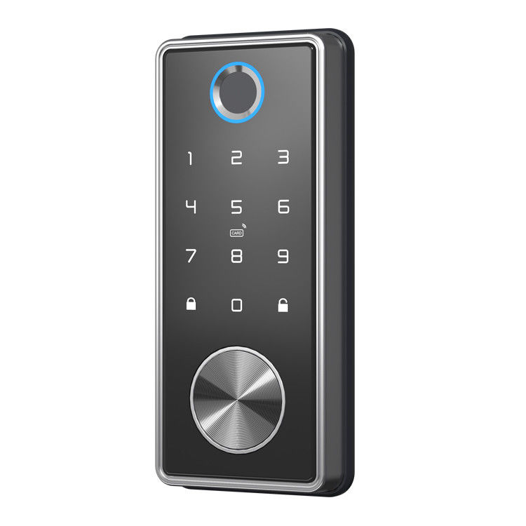 Fermeture de porte à empreintes digitales confortable pour l'hôtel à domicile contrôlée par l'application TTlock de Tuya