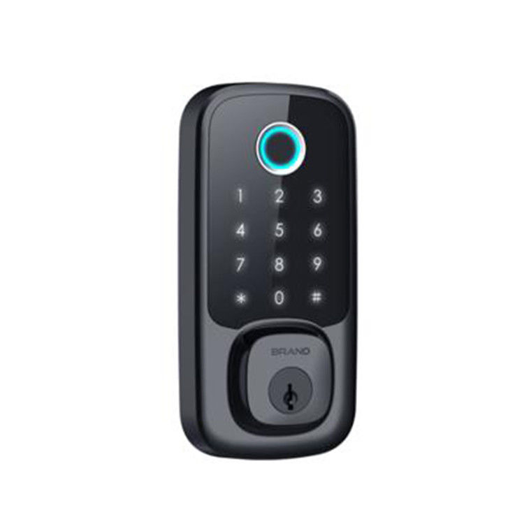 Fermeture de porte extérieure à empreinte digitale avec clé de sécurité intelligente et fonctionnalité de carte mémoire