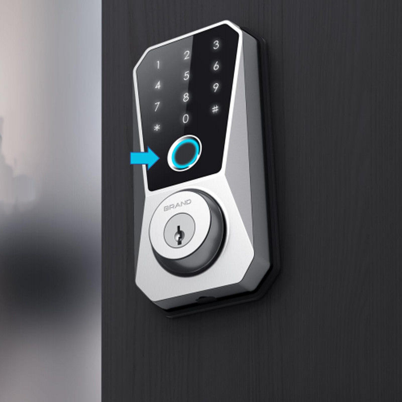 Fermeture intelligente en alliage de zinc personnalisable compétitive pour le verrouillage de porte à empreinte digitale Wifi